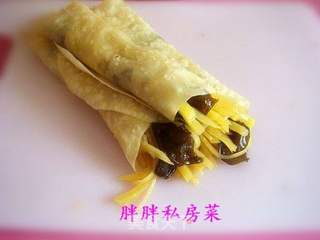 木耳土豆丝春饼的做法步骤:8
