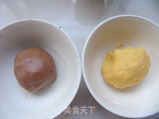 坚果双色汤圆的做法步骤:3
