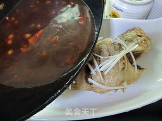 糖醋鲈鱼的做法步骤:13