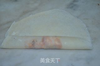 雪菜肉泥春卷的做法步骤:6