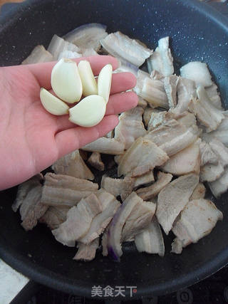 肉控们的最爱【椒块五花肉片儿】的做法步骤:5
