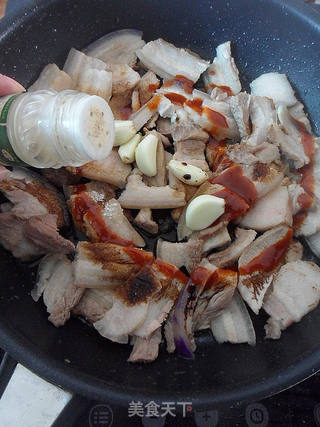 肉控们的最爱【椒块五花肉片儿】的做法步骤:8
