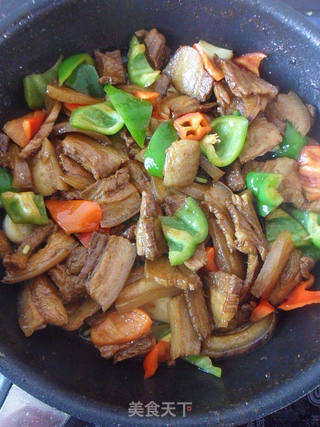 肉控们的最爱【椒块五花肉片儿】的做法步骤:10