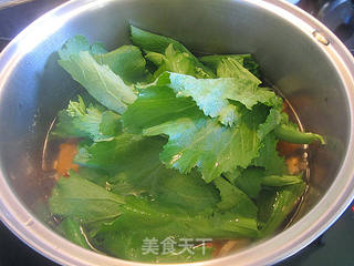 番薯芥菜汤的做法步骤:4