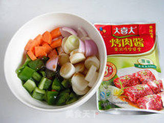 想什么味就什么味—什锦鸡肉串的做法步骤:5