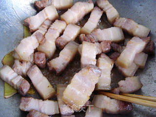 百叶结烧肉的做法步骤:6