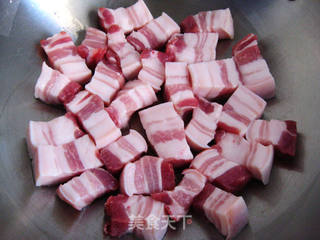 百叶结烧肉的做法步骤:5