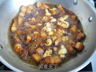 百叶结烧肉的做法步骤:9