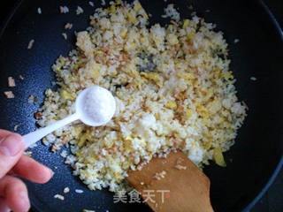 培根黄金炒饭的做法步骤：8