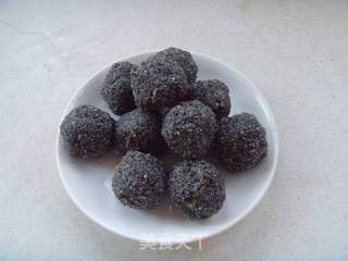 黑芝麻汤圆的做法步骤:4