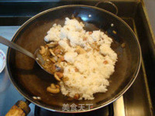 香肠蘑菇焗饭的做法步骤:5