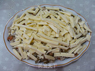 香肠蘑菇焗饭的做法步骤:8
