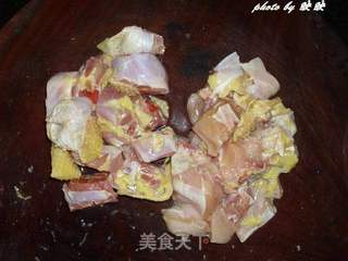 茶树菇鸡粥的做法步骤:2