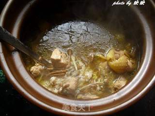 茶树菇鸡粥的做法步骤:10