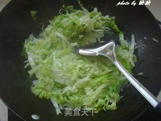鸡丝大白菜的做法步骤:4