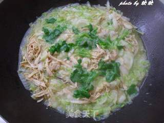 鸡丝大白菜的做法步骤:6