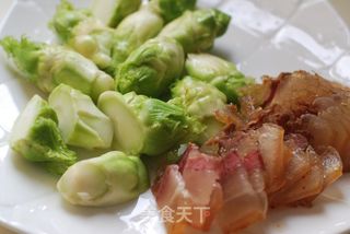 【儿菜咸肉煲仔饭】的做法步骤:4
