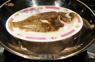 清蒸黄鲽盖的做法步骤：6