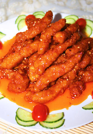 【外酥里嫩的里脊肉】糖醋里脊的做法步骤:18