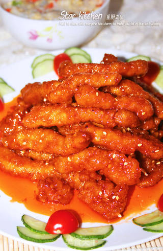 【外酥里嫩的里脊肉】糖醋里脊的做法步骤:19