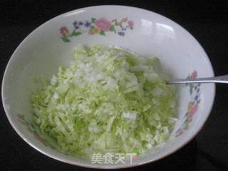 白菜咸肉末蛋饼的做法步骤:2