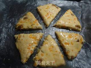 红薯葡萄干司康的做法步骤:15