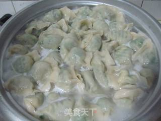 口味清淡的油菜虾仁水饺的做法步骤:10
