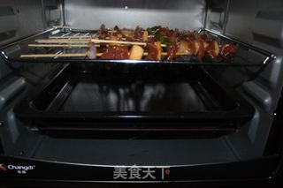 孜然烤肉串的做法步骤:6