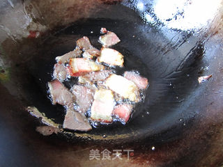 腊肉豆角焖饭的做法步骤:6