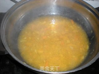 南瓜芝麻米糊的做法步骤:4