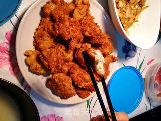 脆皮炸鸡块(麦乐鸡)的做法步骤:10
