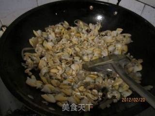 爆炒花甲的做法步骤:5