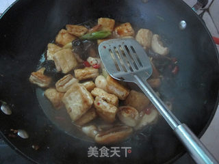 干锅豆腐的做法步骤:9