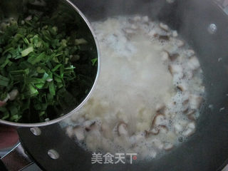 香菇鸡蛋面疙瘩的做法步骤:9