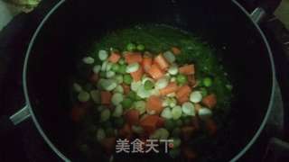 香菜鸡饭的做法步骤：6