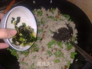 豇豆蒜香饭的做法步骤：6