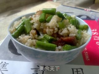 豇豆蒜香饭的做法步骤：7