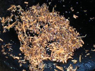 萝卜干炒饭的做法步骤:11