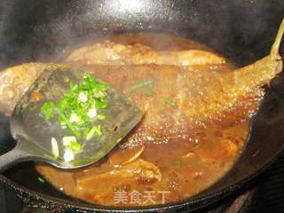 豆瓣酱烧黄鱼的做法步骤:11