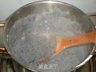 黑芝麻糊的做法步骤:7