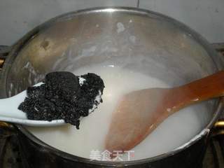 黑芝麻糊的做法步骤:6