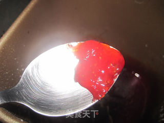 超简单的面包机版草莓酱的做法步骤:4