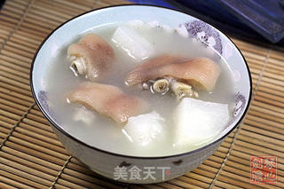 猪蹄萝卜汤的做法步骤:5