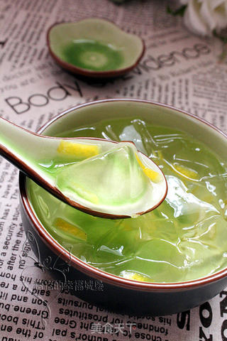 【柠蜜冰粉】不合时节的冷饮的做法步骤:8