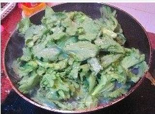 上汤茼蒿蚝仔的做法步骤:5