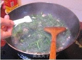 上汤茼蒿蚝仔的做法步骤:7