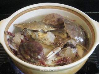 梭子蟹胡萝卜豆腐汤的做法步骤:5