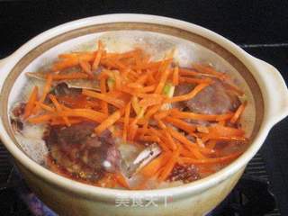 梭子蟹胡萝卜豆腐汤的做法步骤:8