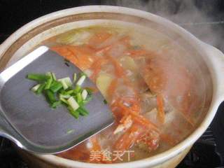 梭子蟹胡萝卜豆腐汤的做法步骤:9