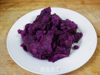 紫薯松糕的做法步骤:3